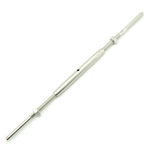 Tiges filetées en acier inoxydable de 1/8 pouce, filetage partiel à droite, pour usage industriel général - Product Image 3