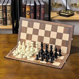 Grand <span class=keywords><strong>jeu</strong></span> <span class=keywords><strong>d</strong></span>'<span class=keywords><strong>échec</strong></span>s pliable 48x48cm, Roi de 95mm, Plateau <span class=keywords><strong>en</strong></span> plastique ABS, Style Staunton, pour Tournoi Professionnel, Entraînement Scolaire et Club, <span class=keywords><strong>Jouet</strong></span> de loisir - Product Image 2