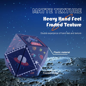 Colore su misura 3D assemblaggio Puzzle cubo giocattolo di plastica cubo di trasformazione magnetico <span class=keywords><strong>infinito</strong></span> CubeUnisex per i bambini regalo - Product Image 5