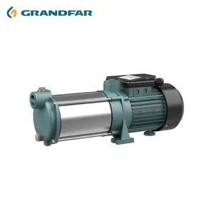 Grandfar 220V 1.25inch 0.75HP 0.55kw 25m Max đầu ba giai đoạn động cơ đồng đa giai đoạn ly tâm máy bay phản lực bơm