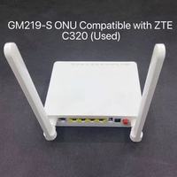 JUQU 중고 GM219-S XPON GPON EPON ONU ONT 1GE 3FE WiFi FTTH 광대역 광섬유 장비 ZT C320 OLT와 호환 가능