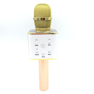 Clásico Q7 portátil USB <span class=keywords><strong>Mini</strong></span> Karaoke inalámbrica altavoz micrófono móvil para regalos de cumpleaños - Product Image 3