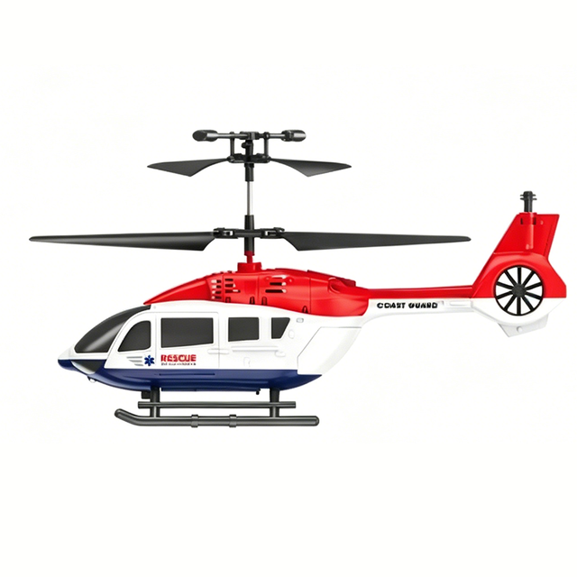 2.4G RC Rescue Helicopter Toy with Altitude Hold, 80m Range, 12min Flight for Kids SQN