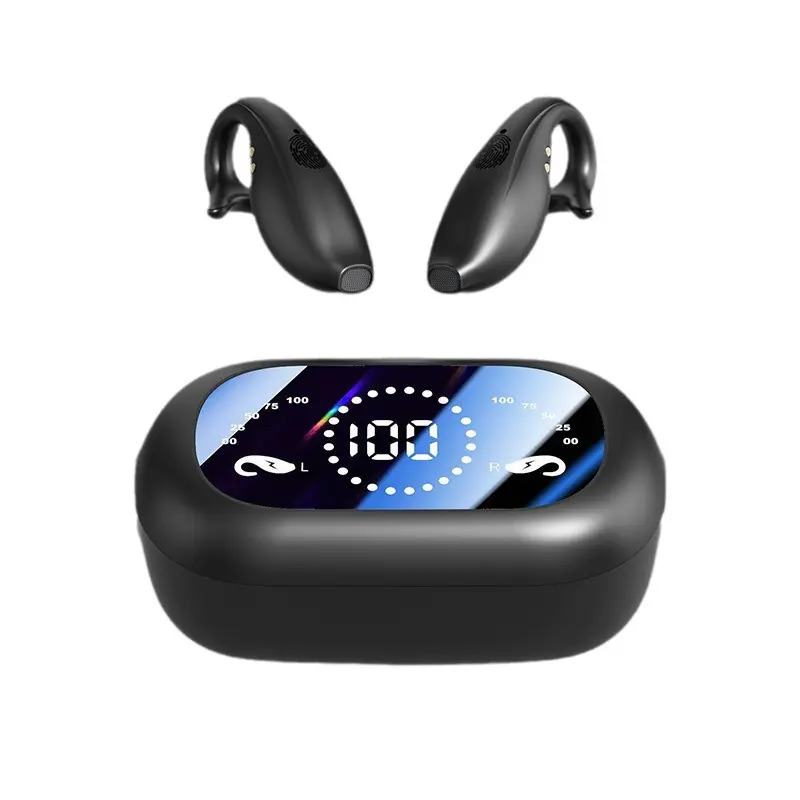 NEU DOLPHIN M66 Ohrclip Knochenleitungs-Kopfhörer BT 5.4 TWS ENC Ohrring kabellose Kopfhörer Sport-Kopfhörer Ohrhaken Ohrhörer