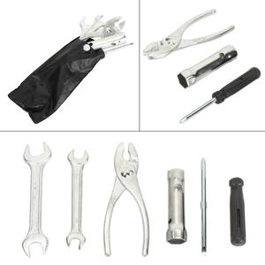 Kit de Herramientas de Reparación de Bicicletas y Motocicletas, Juego de Herramientas de Mantenimiento de Bicicletas Multifuncional Portátil, Llave Inglesa, Alicates, Destornillador - Product Image 2
