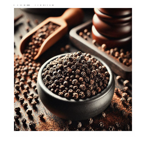 Poivre noir de qualité supérieure, épice naturelle entière, saveur intense, aspect uniforme et qualité alimentaire - Product Image 1
