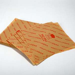 Papier d'emballage pour sandwichs personnalisé avec logo, qualité alimentaire, résistant à la graisse, pour hamburgers, biodégradable, anti-graisse, en pâte vierge, pour pain - Product Image 4