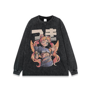 เสื้อยืดแขนสั้นพิมพ์ลายการ์ตูนและอนิเมะ2D สไตล์ญี่ปุ่นสำหรับผู้ชายและผู้หญิงเสื้อผ้าแนวสตรีทแบบลำลองและทรงหลวม - Product Image 3