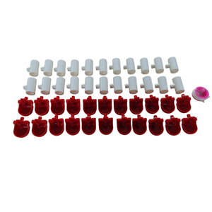 Kit <span class=keywords><strong>d</strong></span>'abreuvoirs anti-éclaboussures automatiques 22 stations pour volailles, avec biberons croisés, bols, raccords en PVC et ruban pour l'approvisionnement en eau <span class=keywords><strong>des</strong></span> poulets, canards, <span class=keywords><strong>lapins</strong></span> et cailles en ferme - Product Image 4