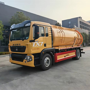 รถบรรทุกดูดสิ่งปฏิกูล Sinotruk Howo รถดูดสิ่งปฏิกูลแบบเคลื่อนที่ รถดูดและสูบแรงดัน ขายตรง - Product Image 1