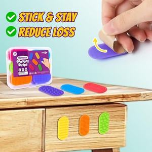 <span class=keywords><strong>Autismo</strong></span> ADHD bambini Stress sollievo giocattolo calmante 24 pacchetti di texture adesivi sensoriali Fidget giocattoli per bambini strisce sensoriali - Product Image 3