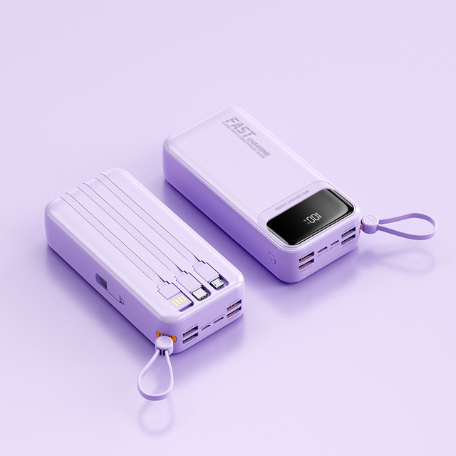 High-Capacity 30000mah 27000mAh Portable Phone Charger PD20W LED Display Universal Mobile Phone Power Bank