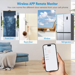 Alarma con sensor de movimiento Daytech Tuya Smart Wireless Wi-Fi PIR para pacientes ancianos con demencia con volumen ajustable hasta 10m de detección - Product Image 5