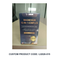 12 in 1 Magnesium Complex Capsules 120 Kapsul OEM Private Label Stok Siap Grosir SKU MBP002065