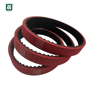 Correa Dentada de Goma con Recubrimiento de Goma Roja T10-560, Venta Directa de Fábrica - Product Image 6