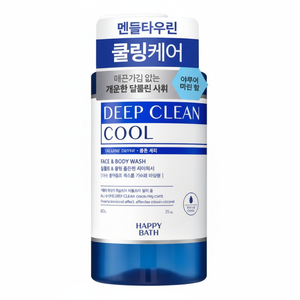 Bagnoschiuma Happy Bath Deep Clean al Mentolo Rinfrescante, Cura Tutto-in-Uno, Agrumi e Sale, 900g, 1 Pezzo - Product Image 1