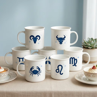 Dierenriem Constellatie Keramische Mok Set Waterman Ram Sterrenhemel Design Koffie Thee Kopje Cadeau voor Verjaardag Valentijnsdag Huisdecoratie