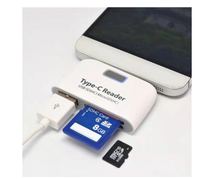 Nuevo Adaptador OTG Tipo-C a USB 2.0 SD/Micro de Venta Caliente de Fábrica para Computadora Portátil/Teléfono USB-C Convertidor Multifunción