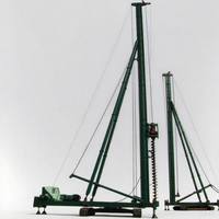 Foreuse rotative pour pieux forés, électrique sur chenilles, profondeur de forage max. 20-34m, diamètre max. 800mm, économe en énergie, installation facile