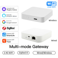 Passerelle intelligente tout-en-un multi-mode Bluetooth Zigbee HomeKit Tuya Hub, contrôle par application, double bande, prise murale EU