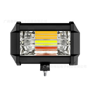 Cob Strobe <b>Work</b> <b>Light</b> 12-24V <b>Led</b> Three Row Off Road Vehicle Spotlights With Switch Control - Product Image 1