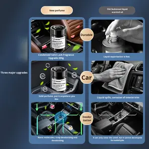 Ambientador y Perfume para Auto en Botella de Vidrio de Alta Gama con Fragancia Sólida para Eliminar Olores, Seguro para Mujeres Embarazadas y Bebés - Product Image 3
