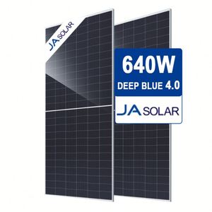 JA Solar JAM72D42 LB 615-640W JA Panel solar 615 620 625 630 635 640 Watt N Tipo Bifacial Panel fotovoltaico doble Ja Solar Warehouse - Product Image 1