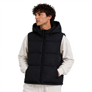 Gilet matelassé unisexe tendance, léger et chaud pour l'hiver, sans manches, veste d'extérieur décontractée, bodywarmer - Product Image 1