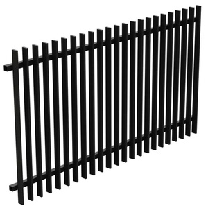 <span class=keywords><strong>Valla</strong></span> <span class=keywords><strong>de</strong></span> Acero Tubular Negra Tipo Palisada para Jardín y Exteriores, Panel <span class=keywords><strong>de</strong></span> Malla <span class=keywords><strong>de</strong></span> Alambre Soldada para Edificios - Product Image 3