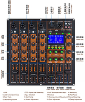 Système audio portable H-8300 avec caisson de basses de 18 pouces, 8 haut-parleurs de médium et 4 tweeters à cornes, enceinte Line Array