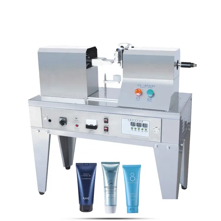 2021 New Type Semi Automatic Manual Ultrasonic Plastic Aluminum Tube Sealer Sealing Machine For Cosmetic Cream Toothpaste