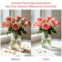 Comprimés de conservation pour fleurs coupées, pour bouquets de fleurs fraîches, présentoirs floraux, fleuristes et professionnels de la fleuristerie