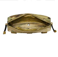 Sac banane tactique Molle unisexe imperméable avec logo personnalisé, pochette utilitaire en nylon pour ceinture, organiseur de premiers secours, équipement de sport extérieur à fermeture éclair
