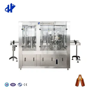 Beer Can Production Line/ Beer Soda Beverage Bottle Canning Filling And Sealing 3-1 Unit Machine