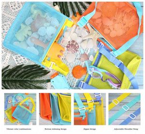 BSCI Factory Boys and Girls <b>Swimming</b> Accessories Kids Shell Storage Bag Beach <b>Toy</b> Mesh Bag - Product Image 4