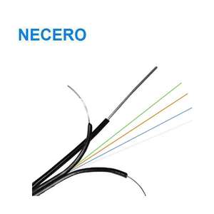 Anatel Drop <span class=keywords><strong>Optico</strong></span> FTTX 1 Fibras Cabo Low Friction GJYXFCH FRP Cables de color gris - Product Image 4