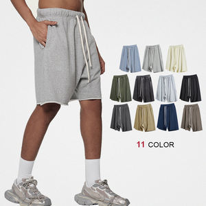 Personalizado de algodón de alta calidad Jogger Running Shorts Streetwear Blank ácido lavado pantalones cortos para los hombres - Product Image 1