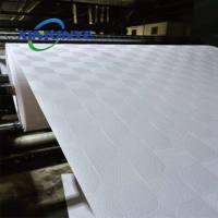 Fabricant de dalles de plafond en plâtre pour décoration intérieure, film PVC adapté aux plaques de plâtre 595*595