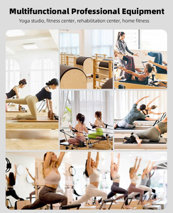 Machine de Pilates multifonctionnelle 5-en-1 en aluminium durable : <span class=keywords><strong>Cadillac</strong></span>, Reformer, Combo Studio, Trapeze Tower et Table - Product Image 5