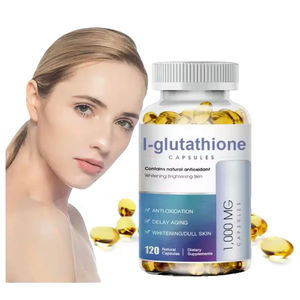 Cápsulas de <span class=keywords><strong>L</strong></span>-glutatión para Blanqueamiento de la Piel OEM, Suplemento Nutricional con Vitamina C, Cápsulas Blandas de <span class=keywords><strong>L</strong></span>-glutatión - Product Image 1