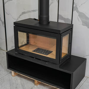 Poêle à bois de style européen de bonne qualité Foyer autoportant Poêle - Product Image 4