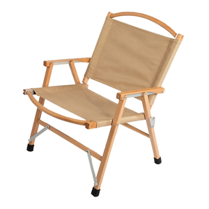 Chaise pliante solide et légère pour jardin extérieur <span class=keywords><strong>ou</strong></span> plage portable avec siège en bois amovible, cadre en métal, logo personnalisable - Product Image 2