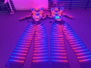 Traje <span class=keywords><strong>de</strong></span> Robot LED Brillante para Fiestas, Carnavales, Discotecas y Espectáculos - Product Image 6