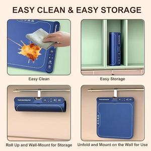 Plateau chauffant mural pliable en silicone grande taille pour aliments, réglable, pratique, idéal pour réchauffer les plats – Nouveauté très demandée - Product Image 6