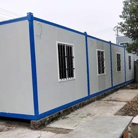 Maison préfabriquée personnalisée à faible coût certifiée CE, maison conteneur démontable en kit, service après-vente, dortoir pour travailleurs, école
