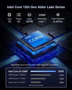 Computadora Portátil de 15.6 Pulgadas Edición 2025 Intel-12 Core I5-1240P 16GB RAM 512GB SSD Life Windows11 Pro con <span class=keywords><strong>Microsoft</strong></span> Office - Product Image 5