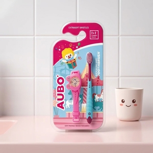 <span class=keywords><strong>Cepillo</strong></span> de Dientes Moderno con Mango de PP y Cerdas Suaves, con Diseño de Reloj y Juguetes, para Niños, Directo de Fábrica - Product Image 1