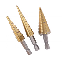 TRANRICH Step Dril Foret étagé droit rainuré HSS pour bois, métal
