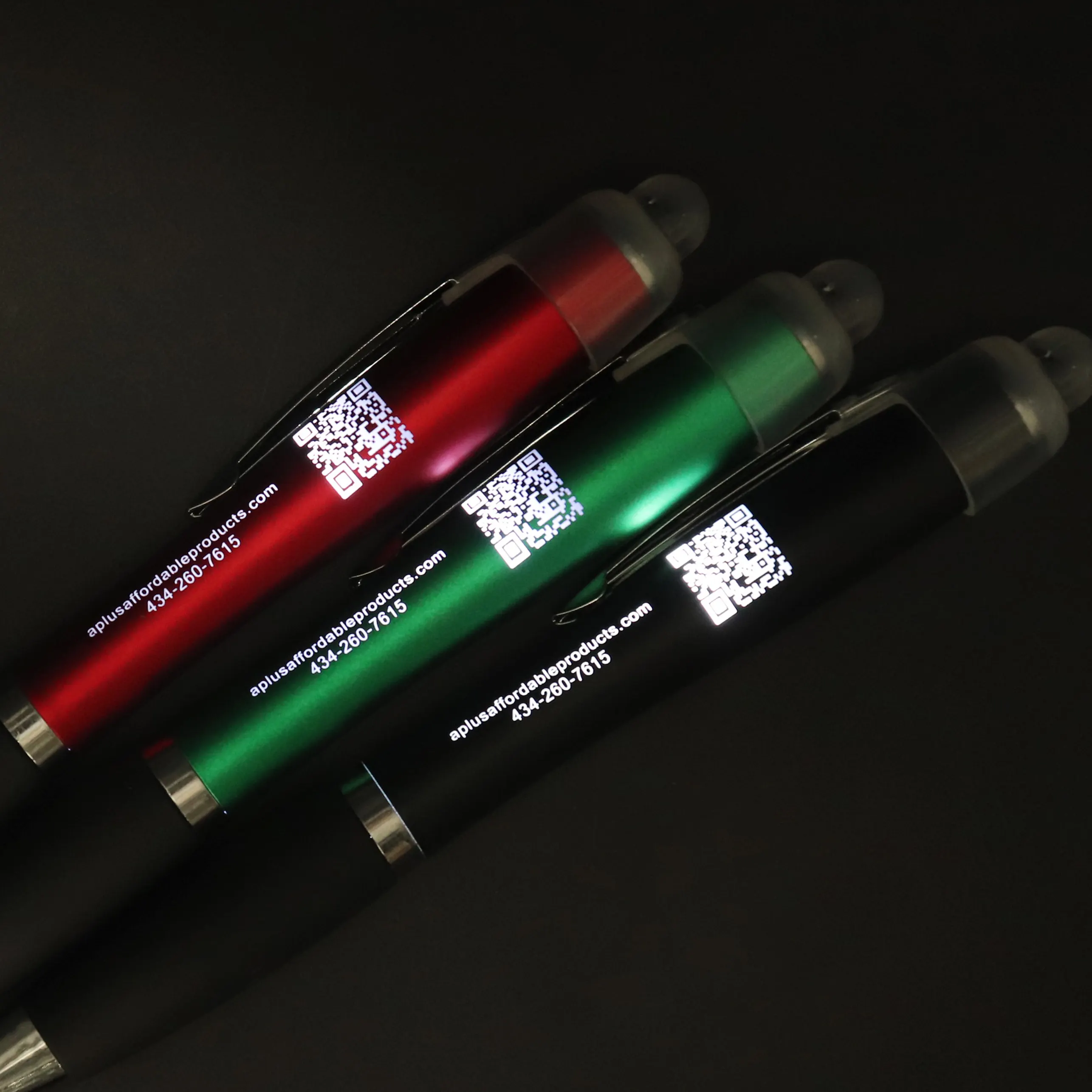 2021ใหม่ปากกาที่มีไฟ Led 3 In 1มัลติฟังก์ชั่ส่งเสริมการขายพลาสติกปากกาลูกลื่น