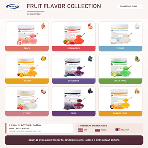 Bolas de Jugo Rojas con Sabor <span class=keywords><strong>a</strong></span> Fresa, Multi-Sabor, 1.2kg x 12 Cajas, Certificación HACCP, para Té de Burbujas, Helados y Postres - Product Image 2
